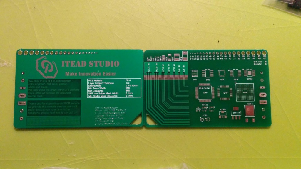 ITEAD studio supplied demo card