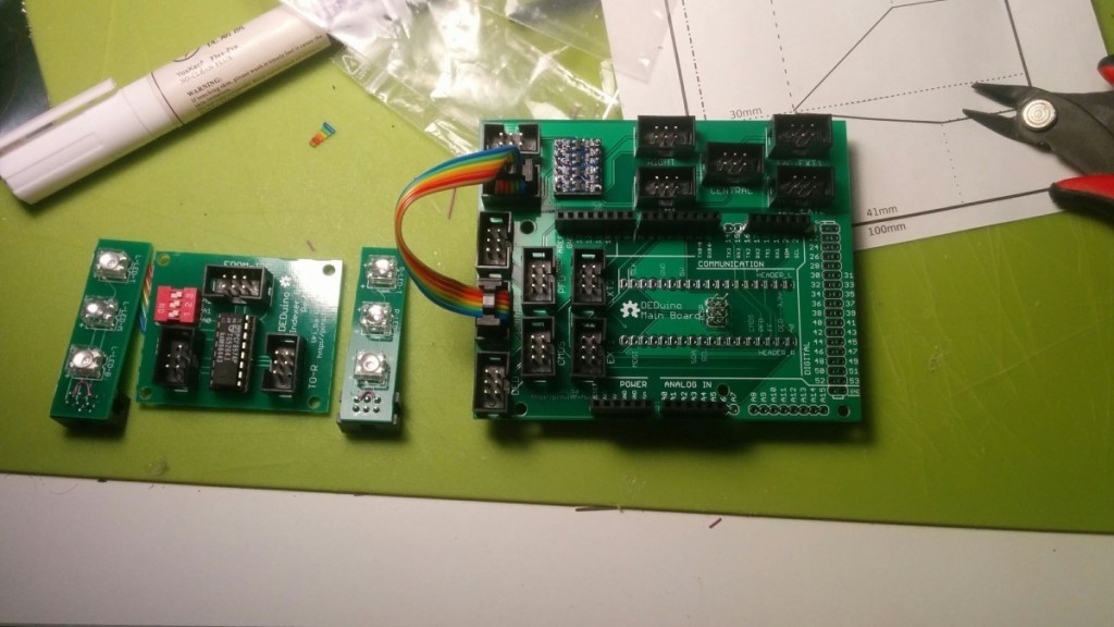 RevD Boards - Main board, configured for Due and the indexers 