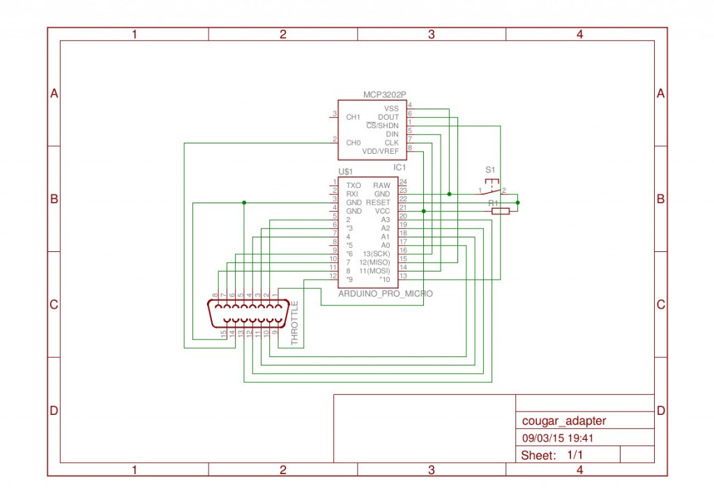 cougar_adapter PCB