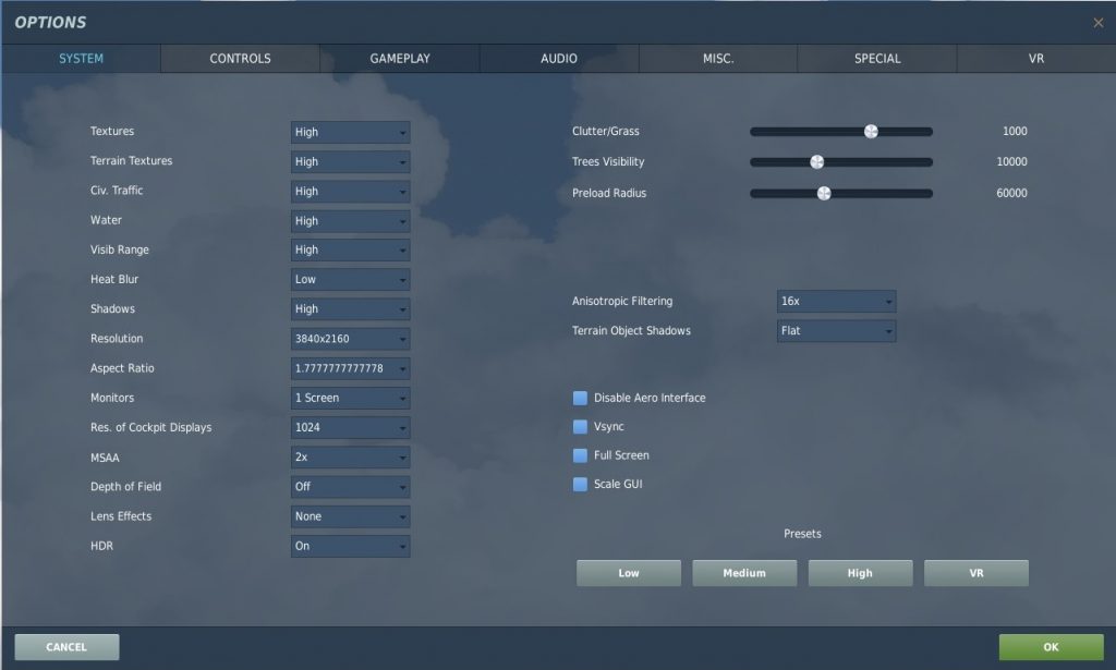 DCS settings (High) Uri_ba's pit build blog